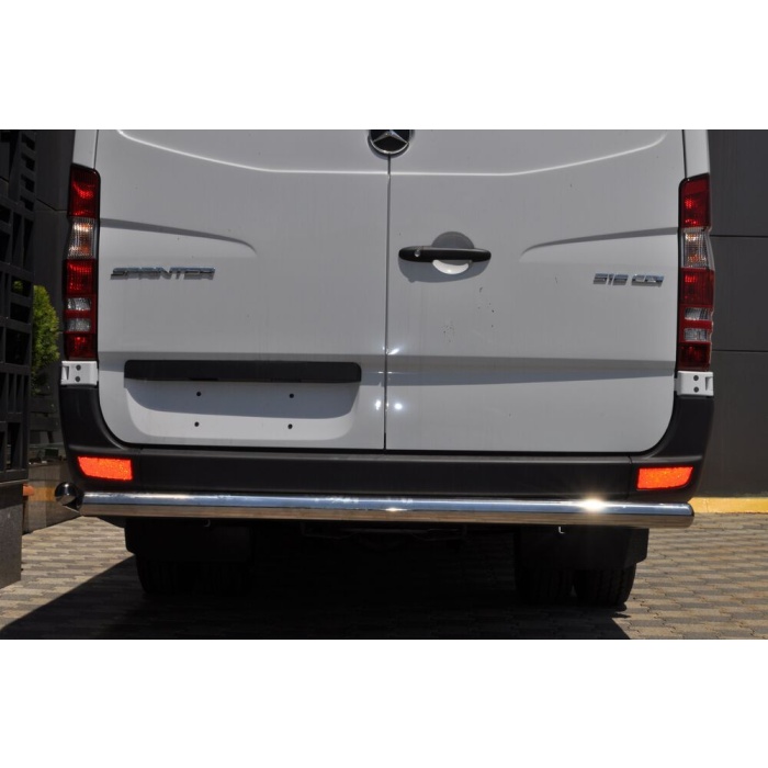 Bara de protectie spate Mercerdes Sprinter LWB 14-Prezent - ARP MERKUR Chrome - imagine 8