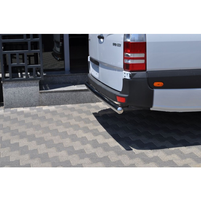 Bara de protectie spate Mercerdes Sprinter LWB 14-Prezent - ARP MERKUR Chrome - imagine 6
