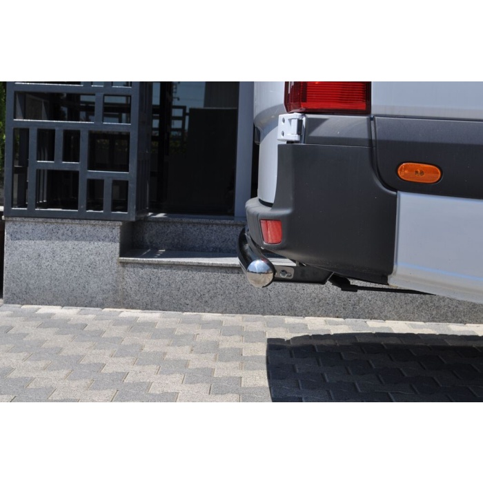 Bara de protectie spate Mercerdes Sprinter LWB 14-Prezent - ARP MERKUR Chrome - imagine 2
