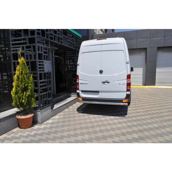 Bara de protectie spate Mercerdes Sprinter LWB 14-Prezent - ARP MERKUR Chrome - imagine 5