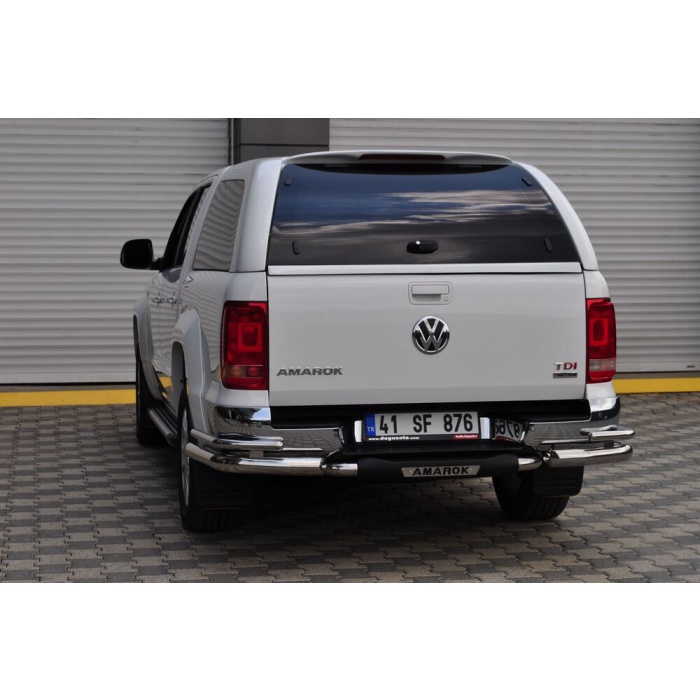 Kit Bara de protectie spate Volkswagen Amarok 10-15 - ARP Mars Chrome - imagine 6