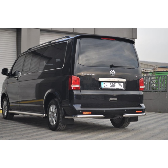 Kit Bara de protectie spate Volkswagen T5 LWB-SWB 04-09 - ARP Mars Chrome - imagine 2