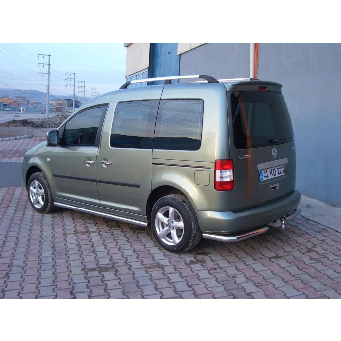 Kit Bara de protectie spate Volkswagen Caddy 04-10 - ARP Mars Chrome - imagine 3