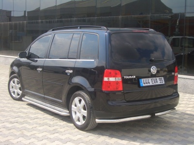 Kit Bara de protectie spate Volkswagen Touran 03-15 - ARP Mars Chrome - imagine 3