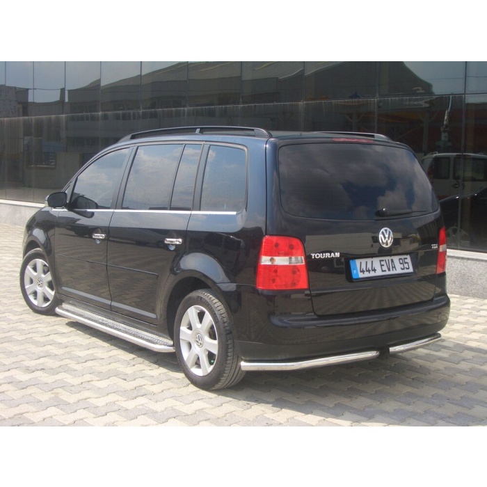 Kit Bara de protectie spate Volkswagen Touran 03-15 - ARP Mars Chrome - imagine 3