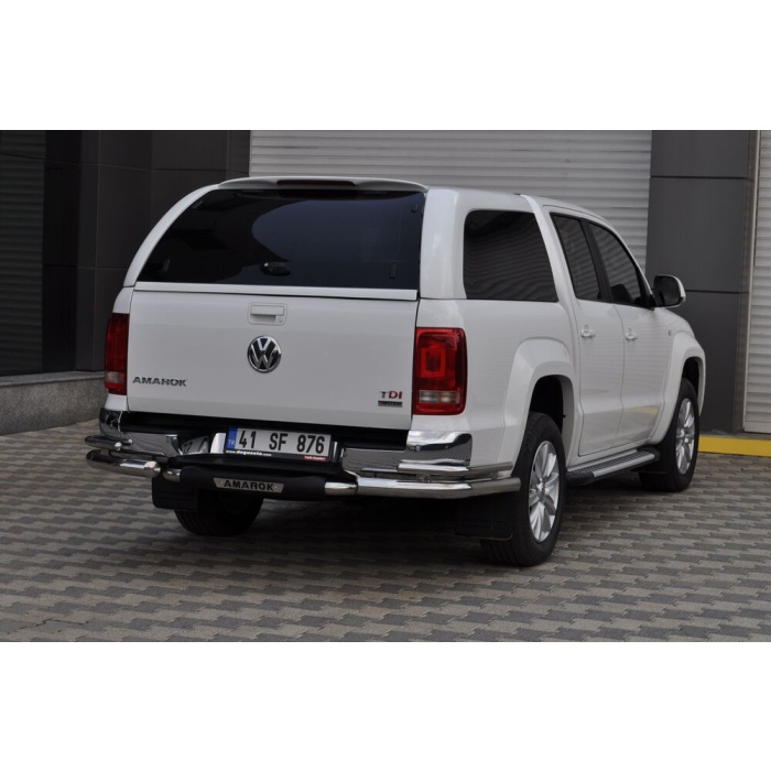 Kit Bara de protectie spate Volkswagen Amarok 10-15 - ARP Mars Chrome - imagine 4