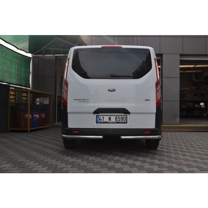 Kit Bara de protectie spate Ford Custom LWB - SWB 15-Prezent - ARP Mars Chrome - imagine 5