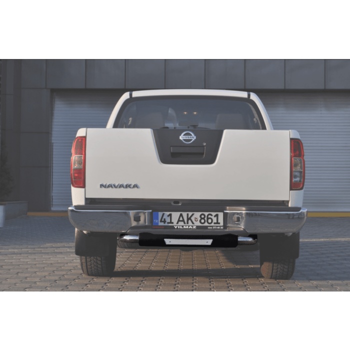 Bara de protectie spate Nissan Navara 10-14 - ARP TITANIC Negru - Chrome - imagine 2