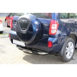 Bara de protectie spate Chery Tiggo 12-Prezent - ARP TITANIC Negru - Chrome - imagine 4