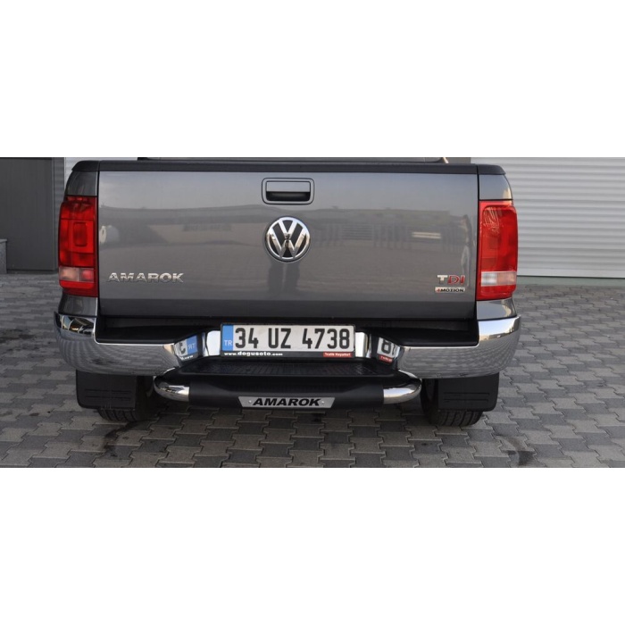 Bara de protectie spate Volkswagen Amarok 10-15 - ARP TITANIC Negru - Chrome - imagine 4