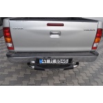 Bara de protectie spate Toyota Hilux 06-09- ARP TITANIC Negru - Chrome - imagine 2