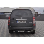 Bara de protectie spate Suzuki Grand Vitara 5 usi 10-Prezent - ARP TITANIC Negru - Chrome - imagine 2