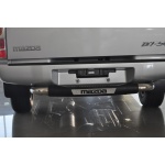 Bara de protectie spate Mazda BT50 99-06 - ARP TITANIC Negru - Chrome - imagine 2
