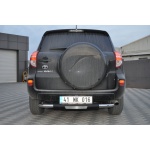 Bara de protectie spate Toyota Rav 4 5usi 10-12- ARP TITANIC Negru - Chrome - imagine 3