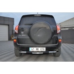 Bara de protectie spate Toyota Rav 4 3usi 10-12- ARP TITANIC Negru - Chrome - imagine 4