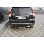 Bara de protectie spate Toyota Land Cruiser Prado 10-Prezent- ARP TITANIC Negru - Chrome - imagine 3