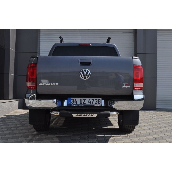 Bara de protectie spate Volkswagen Amarok 10-15 - ARP TITANIC Negru - Chrome - imagine 7