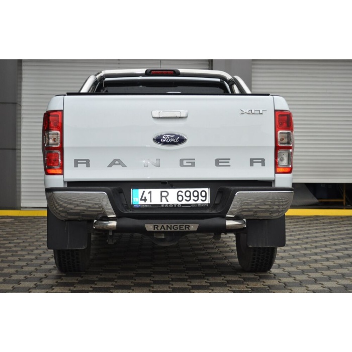 Bara de protectie spate Ford Ranger 12-13- ARP TITANIC Negru - Chrome - imagine 4