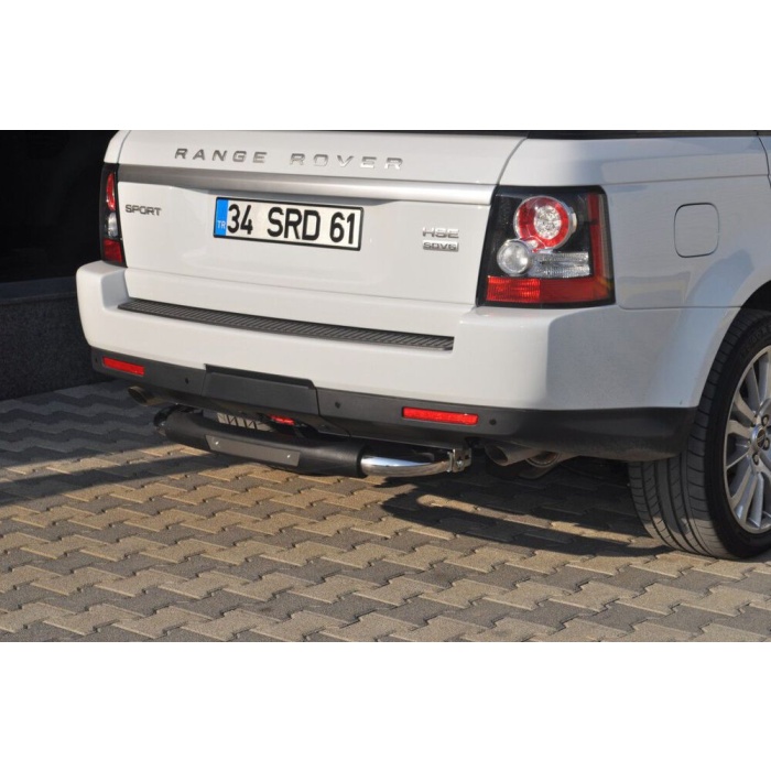 Bara de protectie spate Land Rover Range Rover Sport 03-13- ARP TITANIC Negru - Chrome - imagine 3