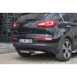 Bara de protectie spate Kia Sportage 10-15 - ARP TITANIC Negru - Chrome - imagine 6