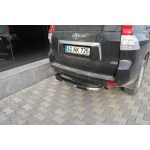 Bara de protectie spate Toyota Land Cruiser Prado 10-Prezent- ARP TITANIC Negru - Chrome - imagine 4