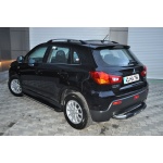 Bara de protectie spate Mitsubishi ASX 10-12- ARP TITANIC Negru - Chrome - imagine 7