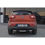 Bara de protectie spate Kia Sportage 10-15 - ARP TITANIC Negru - Chrome - imagine 3