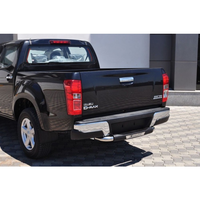 Bara de protectie spate Isuzu DMAX 12-Prezent - ARP TITANIC Negru - Chrome - imagine 2