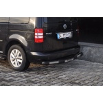 Bara de protectie spate Volkswagen Caddy SWB 11-Prezent - ARP TITANIC Negru - Chrome - imagine 4