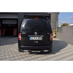 Bara de protectie spate Volkswagen Caddy 04-10 - ARP TITANIC Negru - Chrome - imagine 2