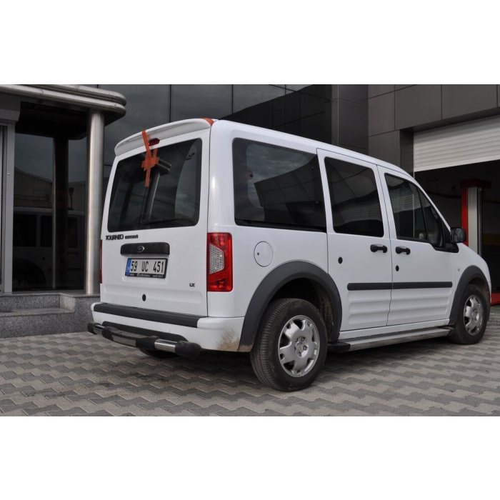 Bara de protectie spate Ford Connect SWB-LWB 03-14 - ARP TITANIC Negru - Chrome - imagine 4