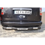 Bara de protectie spate Volkswagen Caddy 04-10 - ARP TITANIC Negru - Chrome - imagine 3