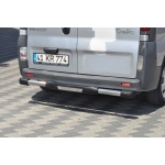 Bara de protectie spate Renaul Trafic LWB 04-Prezent - ARP TITANIC Negru - Chrome - imagine 2