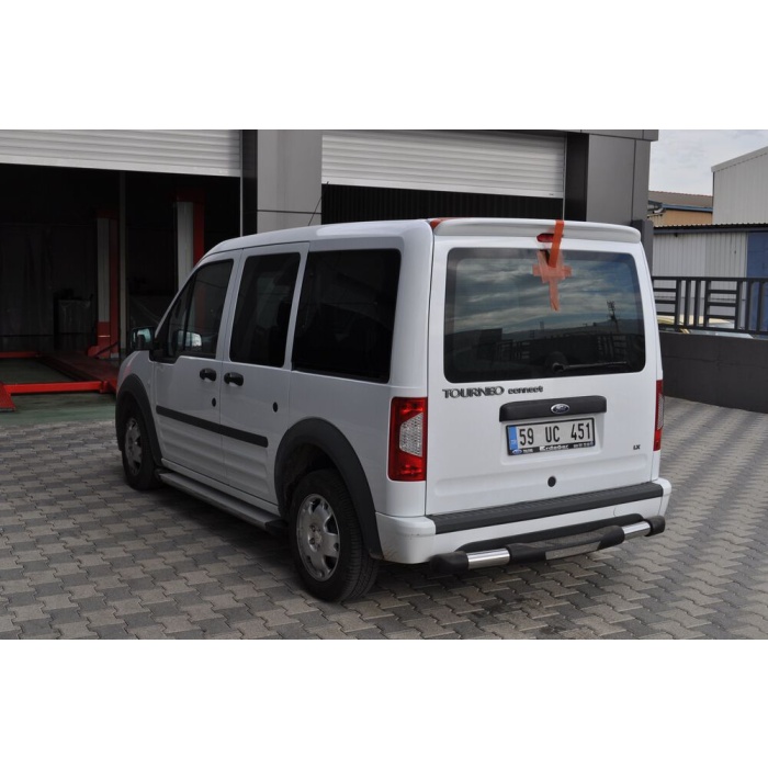 Bara de protectie spate Ford Connect SWB-LWB 03-14 - ARP TITANIC Negru - Chrome - imagine 2