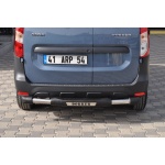 Bara de protectie spate Dacia Dokker 13-Prezent - ARP TITANIC Negru - Chrome - imagine 3