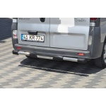 Bara de protectie spate Opel Vivaro LWB 04-Prezent - ARP TITANIC Negru - Chrome - imagine 2