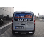 Bara de protectie spate Renault Kangoo Maxi LWB 08-Prezent - ARP TITANIC Negru - Chrome - imagine 2