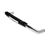 Bara de protectie spate Nissan Qashqai DCI 07-13 - ARP FOLLOW Negru - Chrome