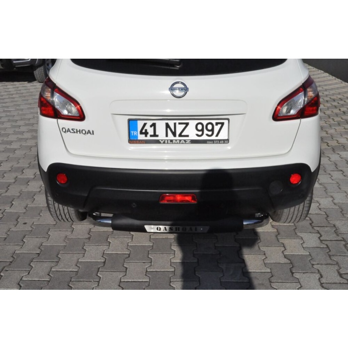 Bara de protectie spate Nissan Qashqai DCI 07-13 - ARP FOLLOW Negru - Chrome - imagine 4