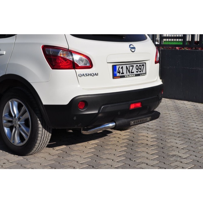Bara de protectie spate Nissan Qashqai DCI 07-13 - ARP FOLLOW Negru - Chrome - imagine 6