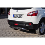 Bara de protectie spate Nissan Qashqai DCI 07-13 - ARP FOLLOW Negru - Chrome - imagine 5