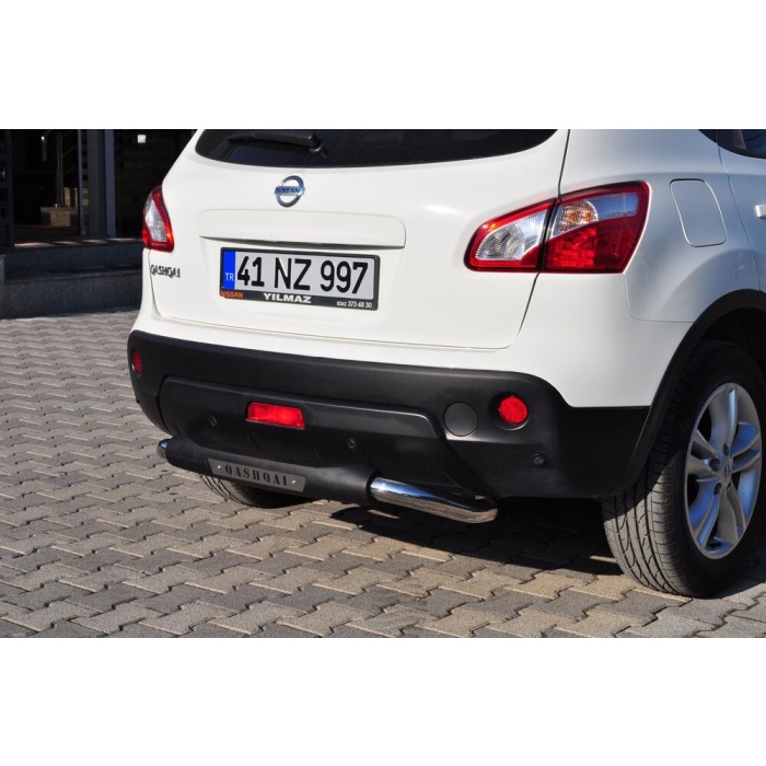 Bara de protectie spate Nissan Qashqai DCI 07-13 - ARP FOLLOW Negru - Chrome - imagine 5
