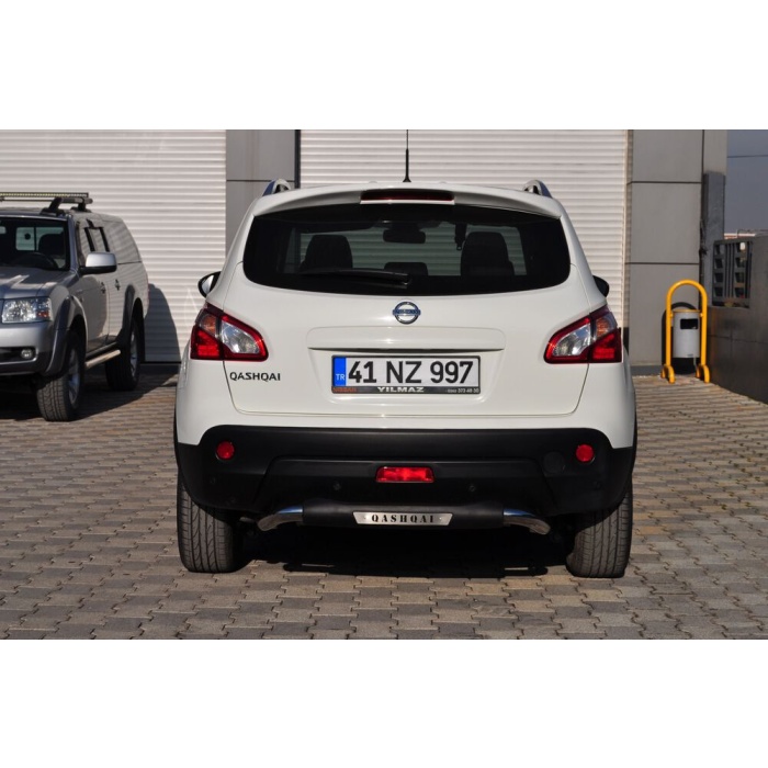 Bara de protectie spate Nissan Qashqai DCI 07-13 - ARP FOLLOW Negru - Chrome - imagine 2