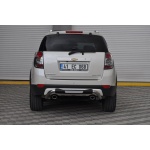 Bara de protectie spate Chevrolet Captiva 06-1 - ARP FOLLOW Negru - Chrome - imagine 2