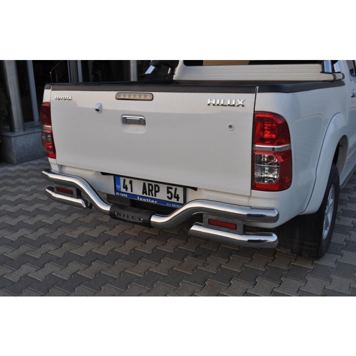 Bara de protectie spate Toyota Hilux Vigo 12-14 - ARP JUPITER - Chrome - imagine 2