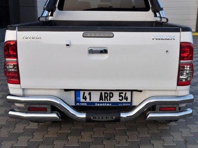Bara de protectie spate Toyota Hilux Vigo 12-14 - ARP JUPITER - Chrome - imagine 4