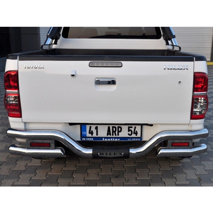 Bara de protectie spate Toyota Hilux Vigo 12-14 - ARP JUPITER - Chrome - imagine 4