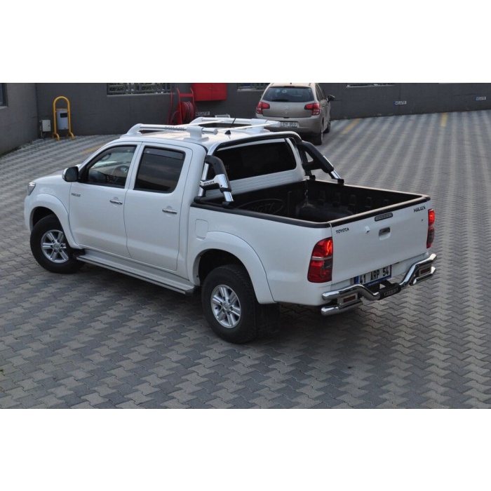 Bara de protectie spate Toyota Hilux Vigo 12-14 - ARP JUPITER - Chrome - imagine 3