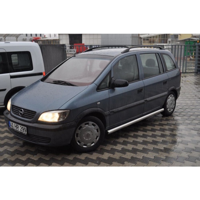 Praguri Laterale Opel Zafira [05-10] - ARP Artemis Silver - imagine 9