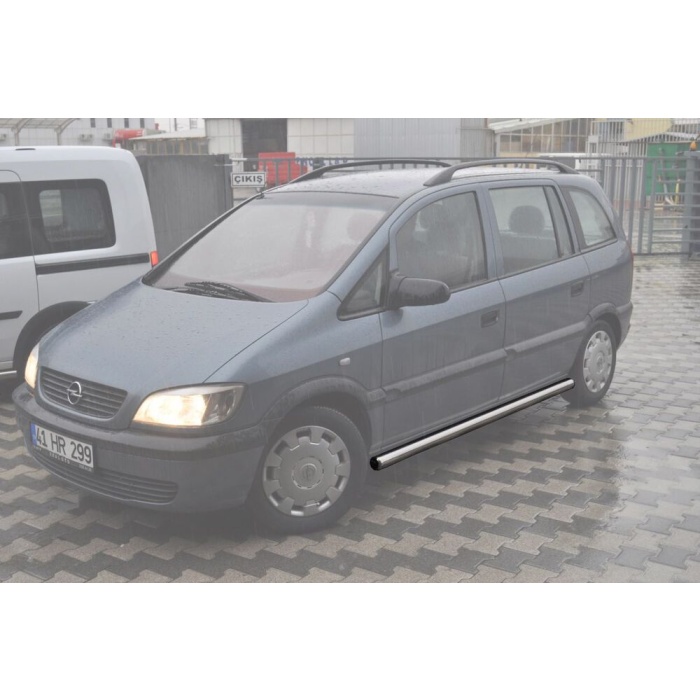 Praguri Laterale Opel Zafira [05-10] - ARP Artemis Silver - imagine 8